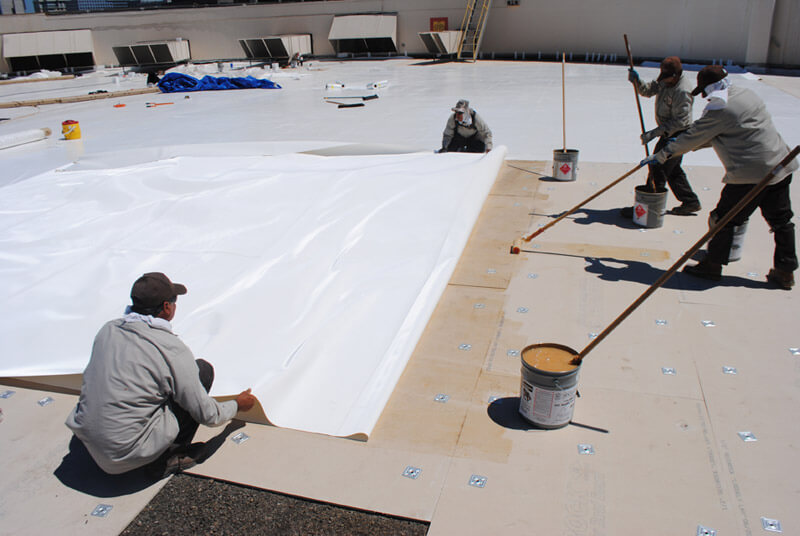 Commercial Roof maintenance coating